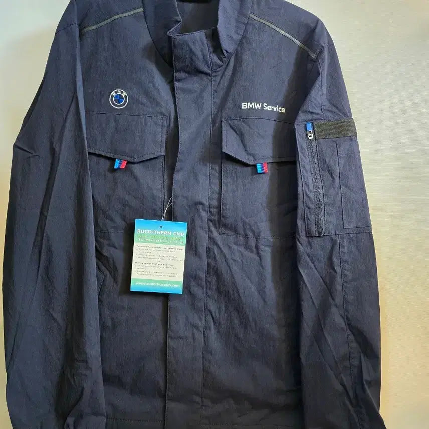 [BUNJANG] BMW Service Navy Blouson Jacket / BMW 서비스 네이비 블루종 자켓