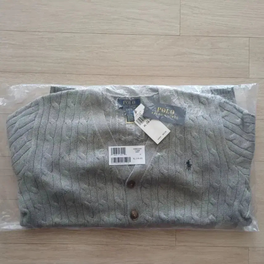 [BUNJANG] Polo Boys Cable Knit Cardigan XL / 폴로 보이즈 케이블 가디건 XL