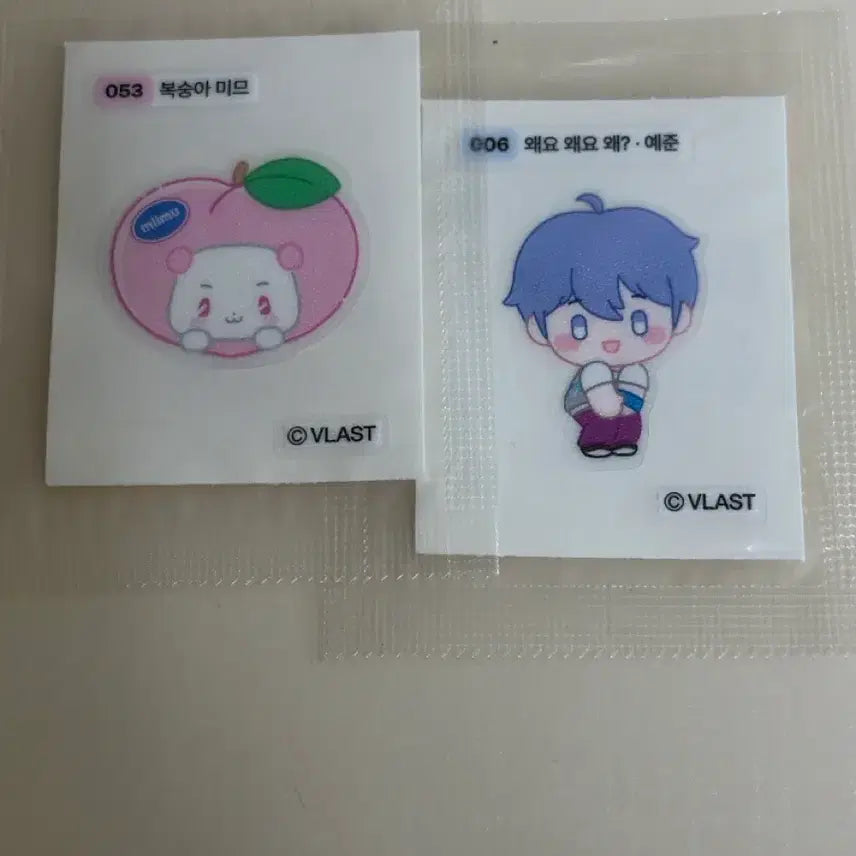 [BUNJANG] PLAVE Yejun/MME Bundle Set Tteokbokki Sticker / 플레이브 띠부씰 예준/미므 일괄