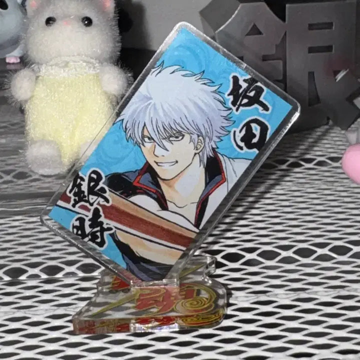 [BUNJANG] Gintama Gintoki Acrylic Art / 은혼 대은혼전 긴토키 사각 원화 아크릴