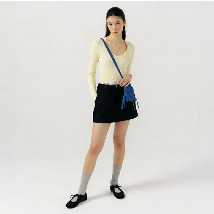 [BUNJANG] Pleats Mama Mini Cross Bow Bag / (새상품) 플리츠마마 미니크로스 보우백