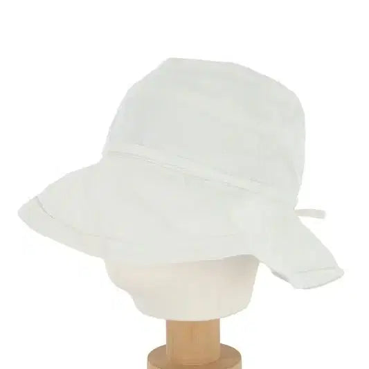 [BUNJANG] JAPAN Linen Cotton Ribbon Sun Cap / JAPAN (WOMEN - F) 린넨 코튼 리본 선캡