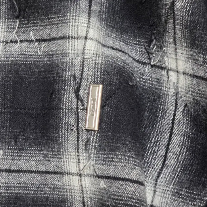 [BUNJANG] Juun.J Argyle Check Shirt Black 52 / 준지 아가일 체크 셔츠 블랙 52