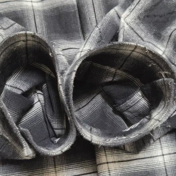 [BUNJANG] Juun.J Argyle Check Shirt Black 52 / 준지 아가일 체크 셔츠 블랙 52