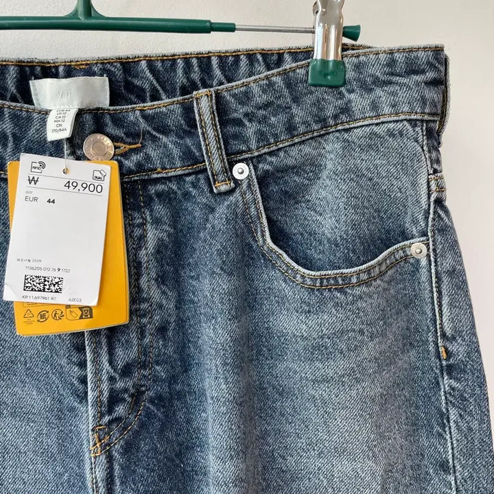 [BUNJANG] H&amp;M Denim Straight High-waist Jeans / H&amp;M 데님 스트레이트 하이웨스트 청바지 44