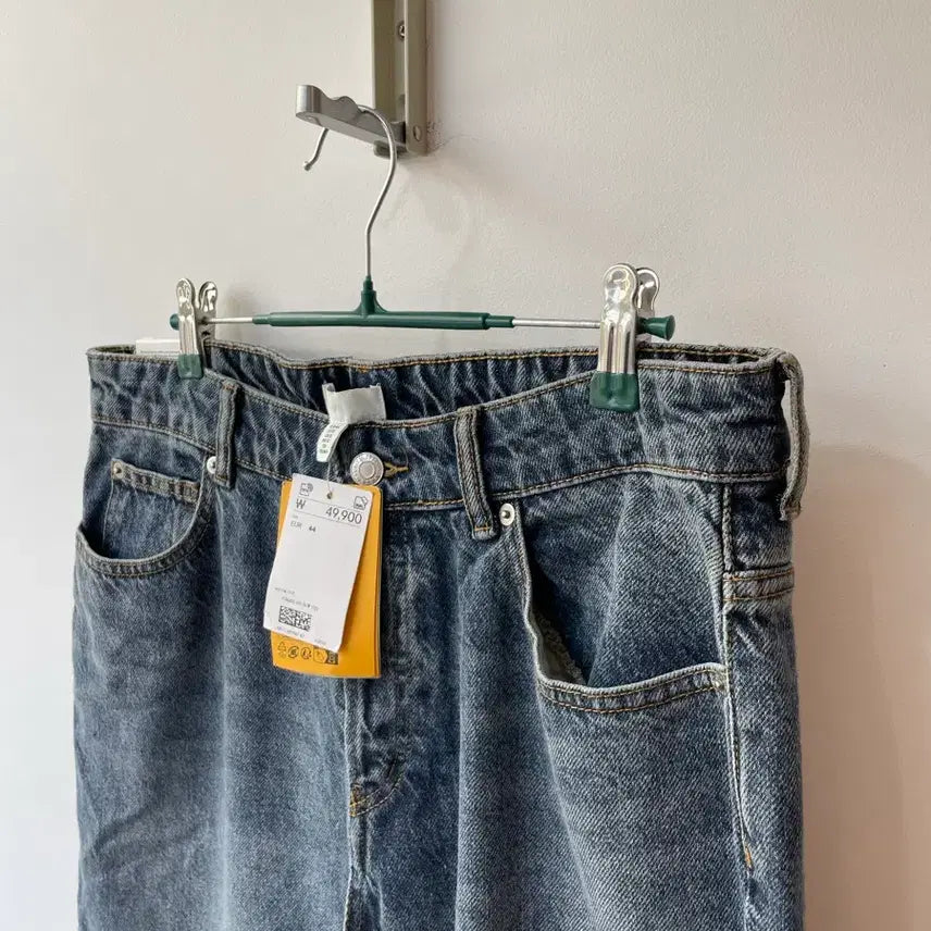 [BUNJANG] H&amp;M Denim Straight High-waist Jeans / H&amp;M 데님 스트레이트 하이웨스트 청바지 44