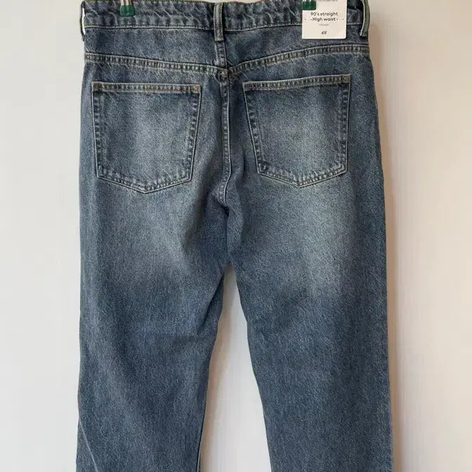 [BUNJANG] H&amp;M Denim Straight High-waist Jeans / H&amp;M 데님 스트레이트 하이웨스트 청바지 44