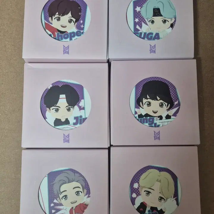 [BUNJANG] BTS TinyTAN Mini Tower Bundle Set / BTS TinyTAN 미니타워 6개 일괄