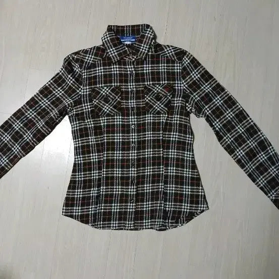[BUNJANG] Burberry Brown Check Shirt / 정품 버버리 브라운 체크 남방