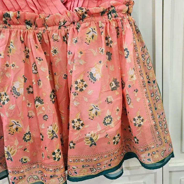 [BUNJANG] Vintage Floral Mini Dress / 플라워 패턴 미니 원피스