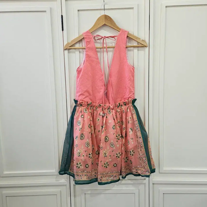 [BUNJANG] Vintage Floral Mini Dress / 플라워 패턴 미니 원피스