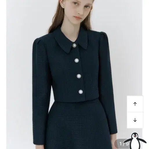 [BUNJANG] Ivana Helsinki Tweed Set Jacket &amp; Skirt / 이바나헬싱키 트위드셋업 자켓 스커트