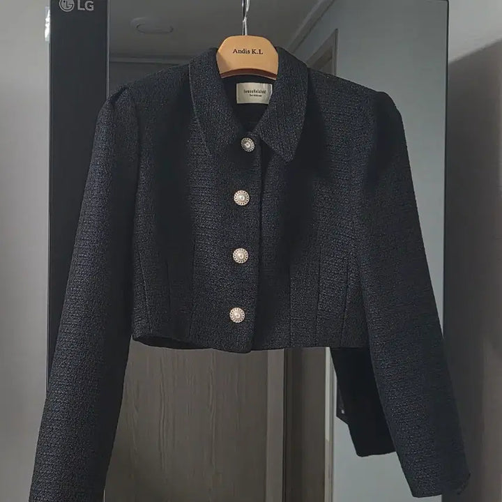 [BUNJANG] Ivana Helsinki Tweed Set Jacket &amp; Skirt / 이바나헬싱키 트위드셋업 자켓 스커트