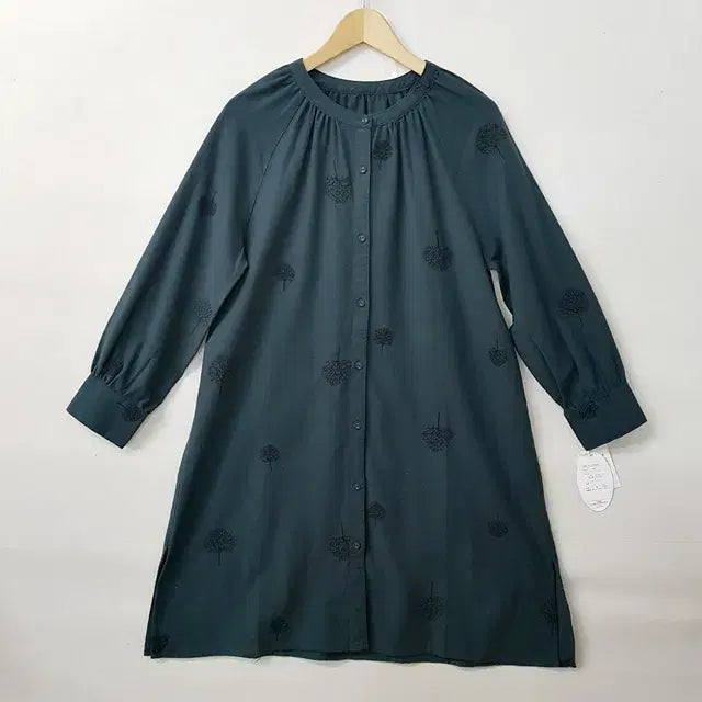 [BUNJANG] Laflat Deep Green Cotton Dress / [새상품] Laflat 원피스 딥그린