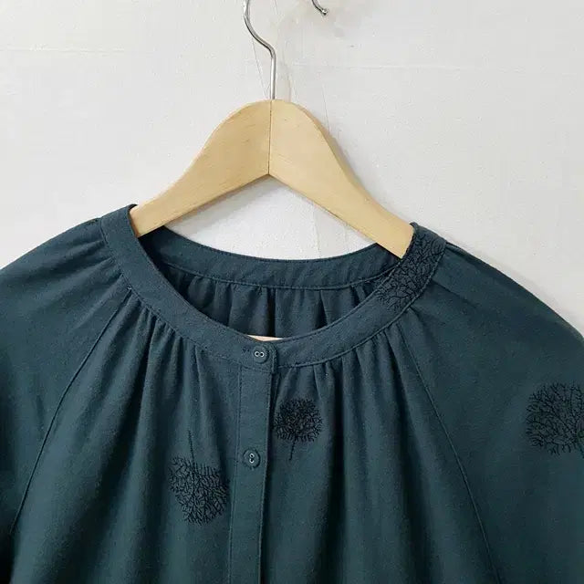 [BUNJANG] Laflat Deep Green Cotton Dress / [새상품] Laflat 원피스 딥그린
