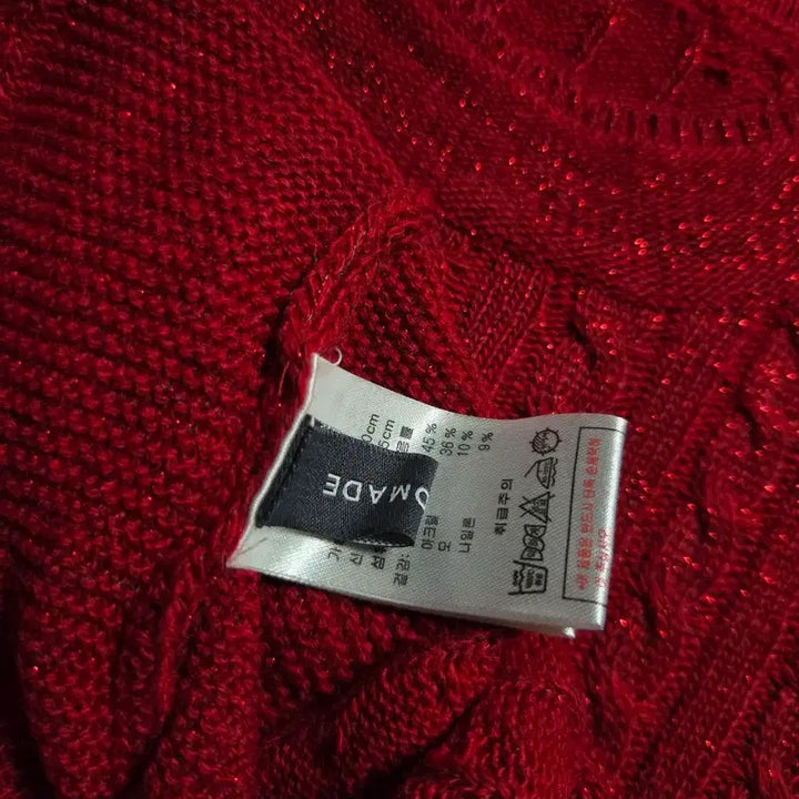 [BUNJANG] The Handmade Deep Red Long Knit Dress / 더핸드메이드 딥레드 롱원피스