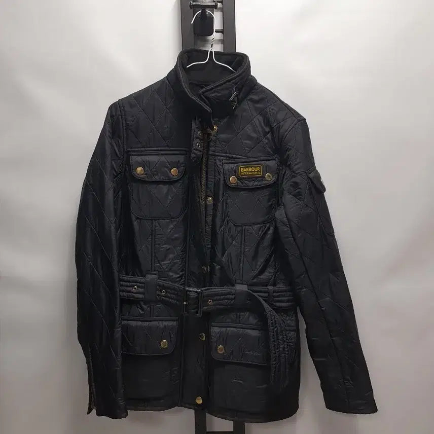 [BUNJANG] Barbour International Quilted Jacket - Black (UK10) / 바버 인터내셔널 퀼팅 자켓 블랙 uk10
