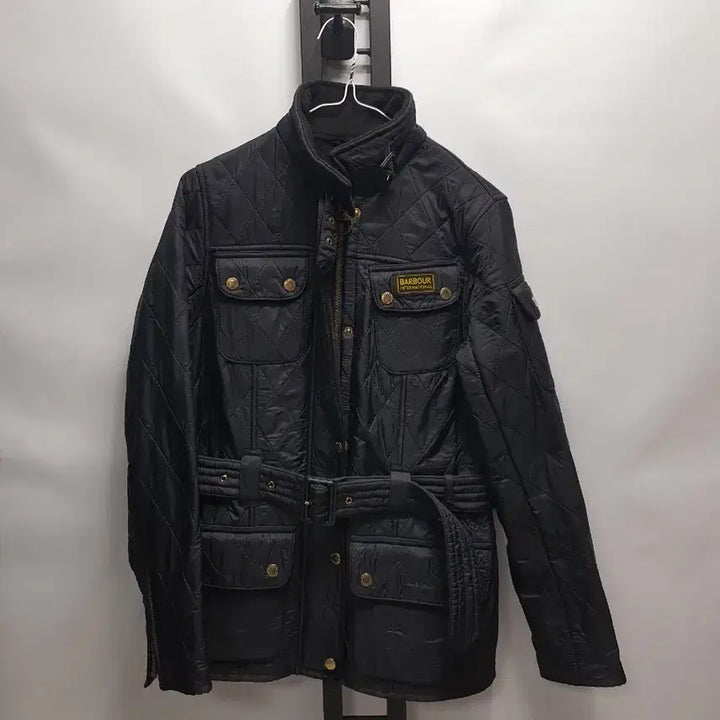 [BUNJANG] Barbour International Quilted Jacket - Black (UK10) / 바버 인터내셔널 퀼팅 자켓 블랙 uk10