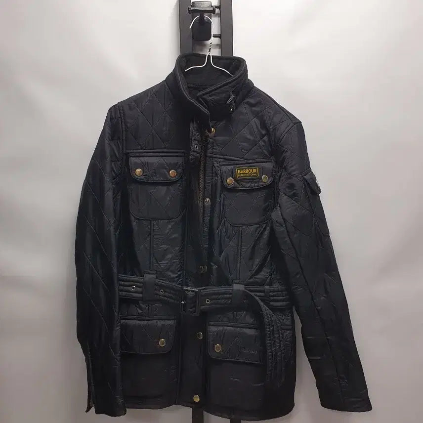 [BUNJANG] Barbour International Quilted Jacket - Black (UK10) / 바버 인터내셔널 퀼팅 자켓 블랙 uk10
