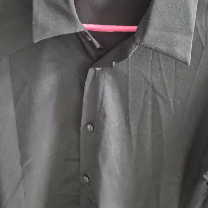 [BUNJANG] Black Long Sleeve Shirt / 블랙 긴팔셔츠