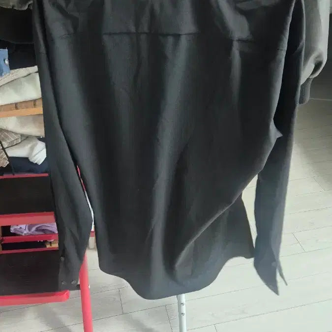 [BUNJANG] Black Long Sleeve Shirt / 블랙 긴팔셔츠