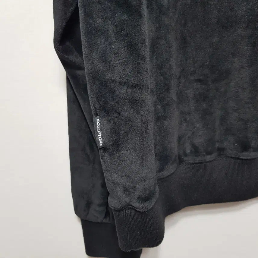 [BUNJANG] Sculptor Velour Soccer Jersey Black / 스컬프터/벨루어사커져지블랙/벨벳/루즈핏M/파라오쇼핑