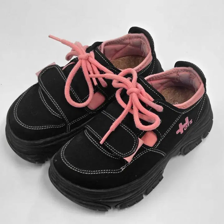 [BUNJANG] OTZ 3300 Canvas High Midnight Rose Pack Sneakers / 오찌 OTZ 3300 캔버스 하이 미드나잇 로즈팩 225