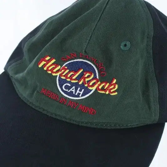 [BUNJANG] Hard Rock Embroidered Logo Baseball Cap (Men - L/XL) / JAPAN (MEN - L/XL) 하드락 자수 로고 볼캡