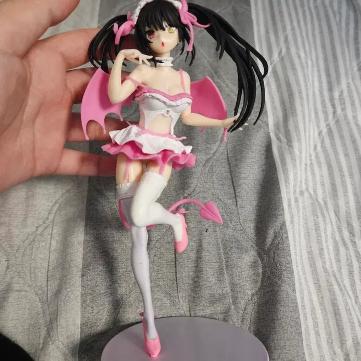 [BUNJANG] Date A Live Kurumi Tokisaki Pink Ver. Figure / 데이트어라이브 쿠루미 소악마 핑크ver 피규어