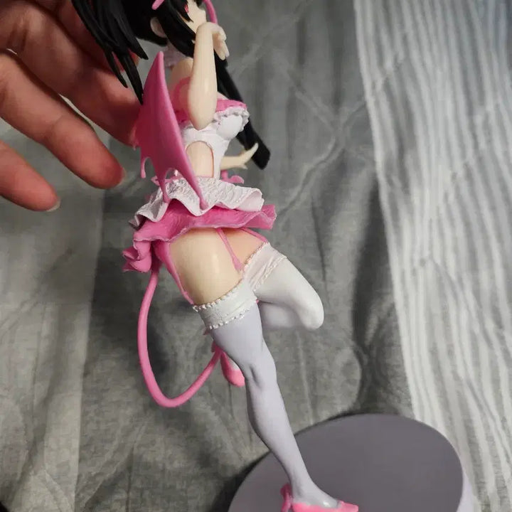 [BUNJANG] Date A Live Kurumi Tokisaki Pink Ver. Figure / 데이트어라이브 쿠루미 소악마 핑크ver 피규어