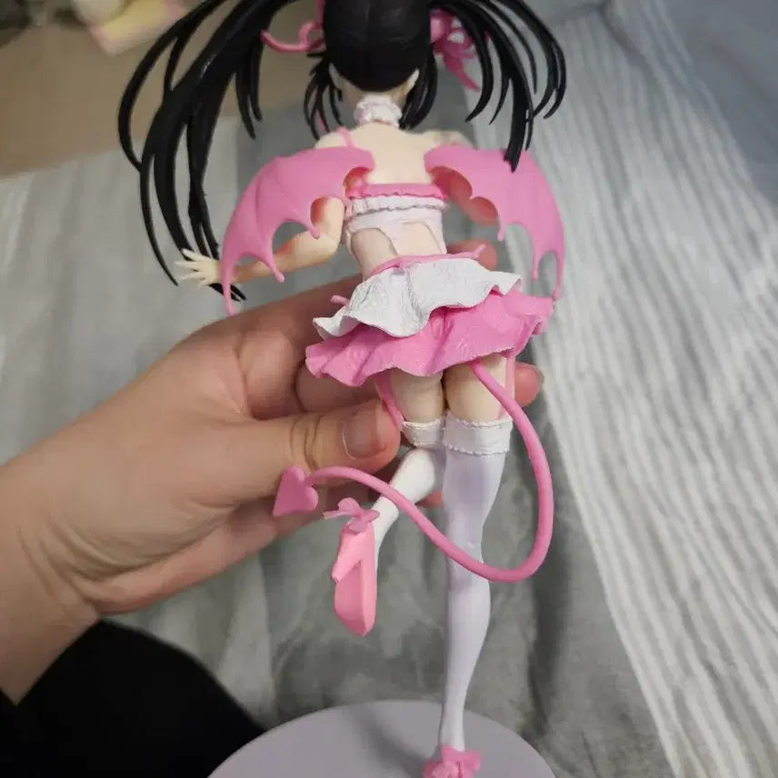 [BUNJANG] Date A Live Kurumi Tokisaki Pink Ver. Figure / 데이트어라이브 쿠루미 소악마 핑크ver 피규어