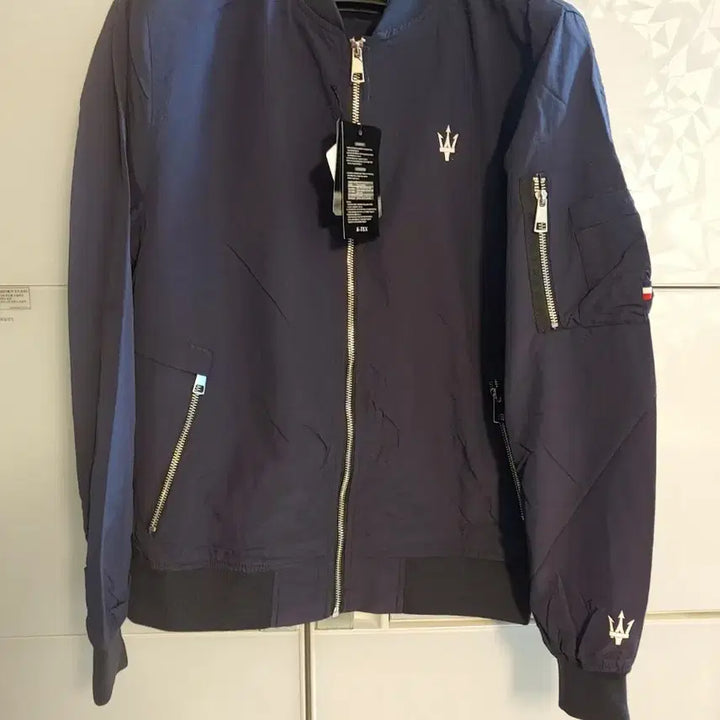 [BUNJANG] Maserati MA-1 Windbreaker Jacket / 마세라티 Ma-1 윈드브레이커 항공쟈켓