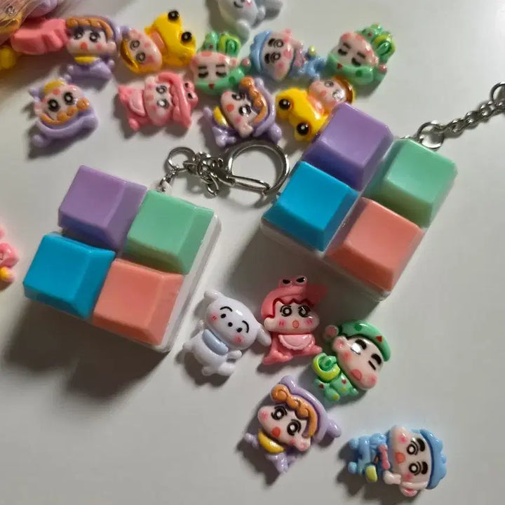 [BUNJANG] DIY Crayon Shin-chan Keycap Keyring / DIY 짱구 키캡키링