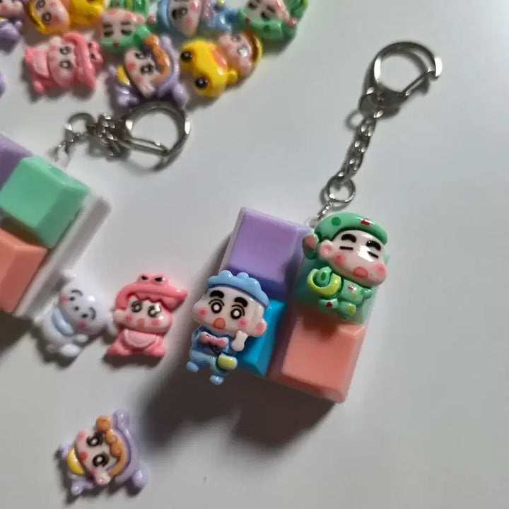 [BUNJANG] DIY Crayon Shin-chan Keycap Keyring / DIY 짱구 키캡키링