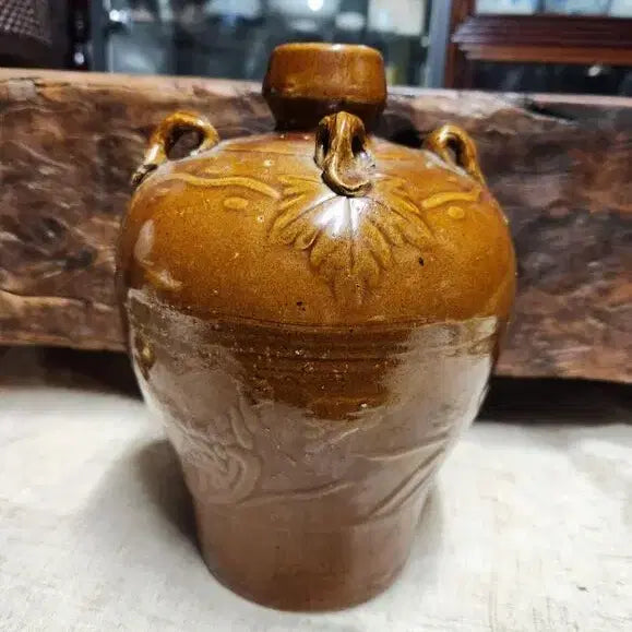 [BUNJANG] Red Slip Glaze Camel-Shaped Vase / 석간주 사이호병