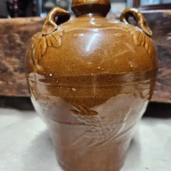 [BUNJANG] Red Slip Glaze Camel-Shaped Vase / 석간주 사이호병