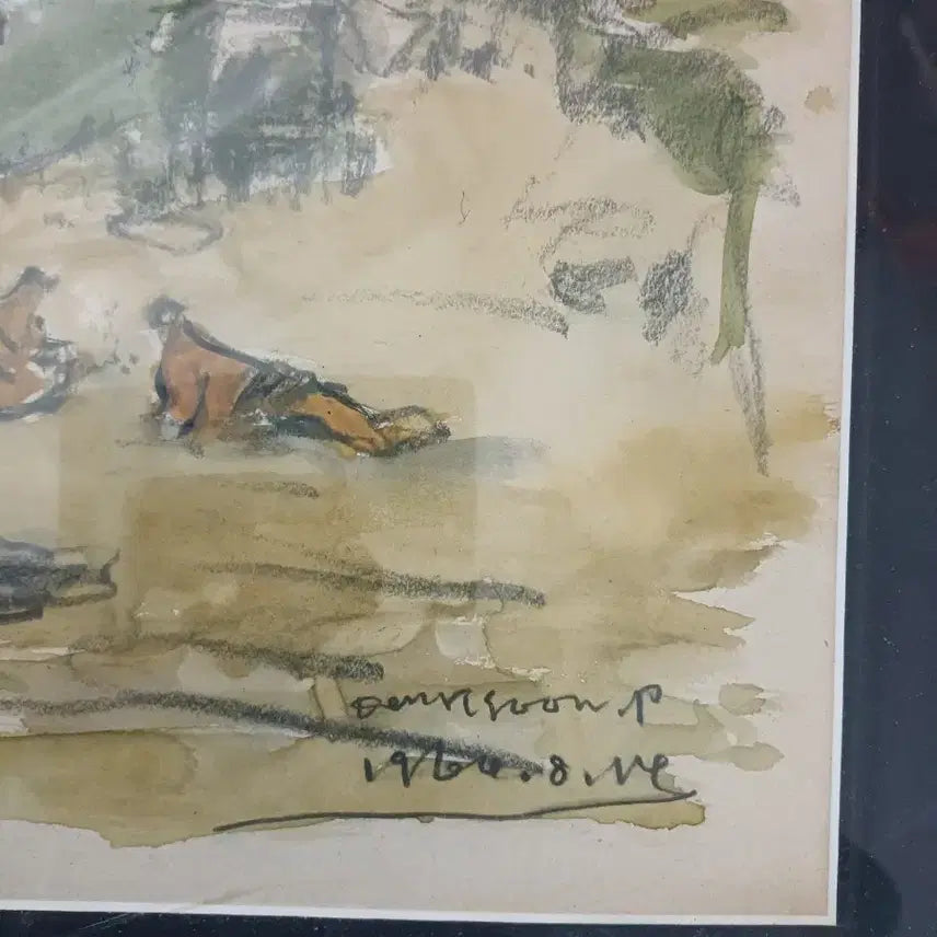 [BUNJANG] Unsigned Artwork (Estimated 1964) / 사인있는작가의 작품