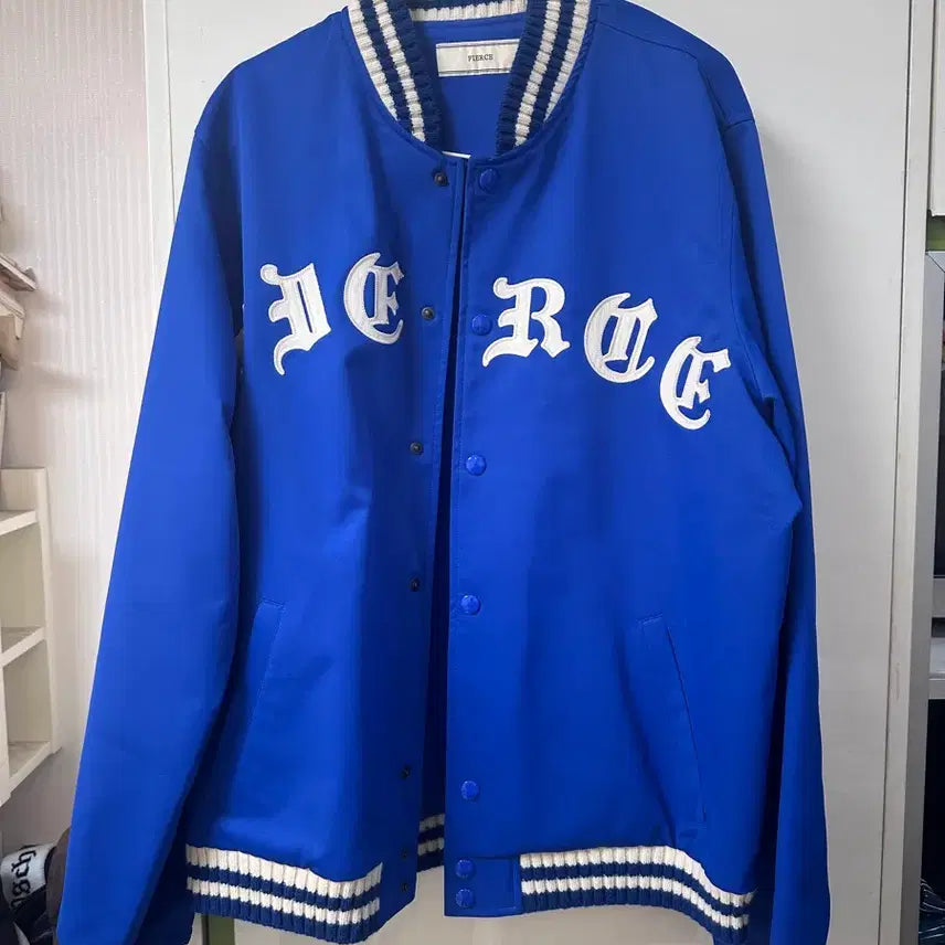 [BUNJANG] Fierce Back Alley Stadium Jacket Blue M / 피어스 fierce back alley stadium jkt 블루 m