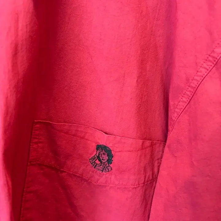 [BUNJANG] Kavmt Vintage Red Shirt (Size 100-105) / 카브엠트 셔츠 빈티지레드 100-105