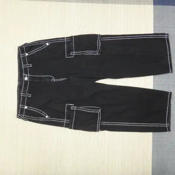 [SOLD OUT] (36인치) 트루릴리젼 남성 카고 와이드 데님 팬츠