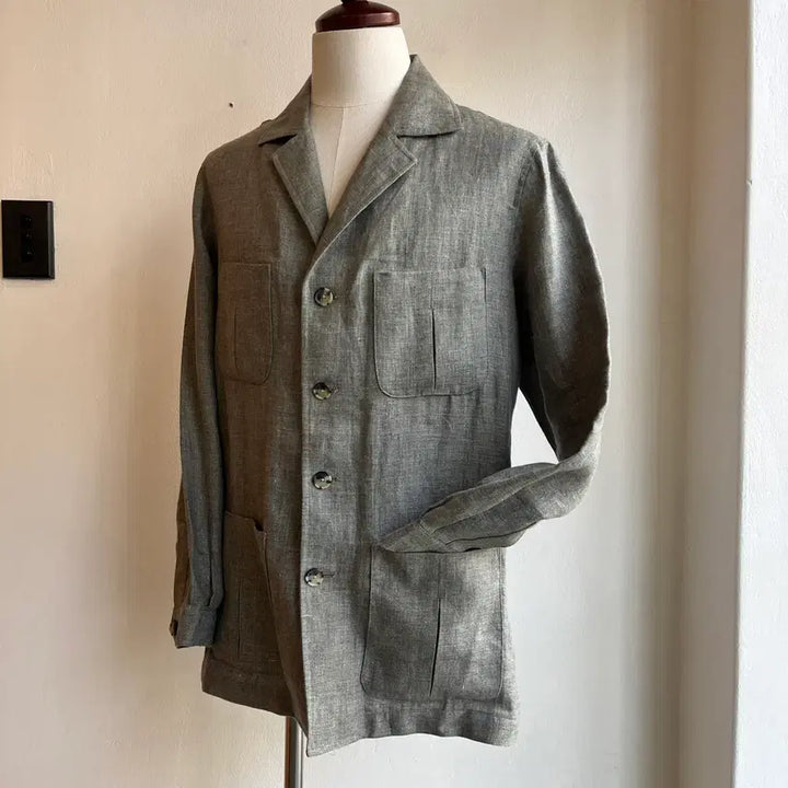 [BUNJANG] Suit Supply Linen Safari Jacket / 수트서플라이 리넨 사파리 자켓 ( 40 )
