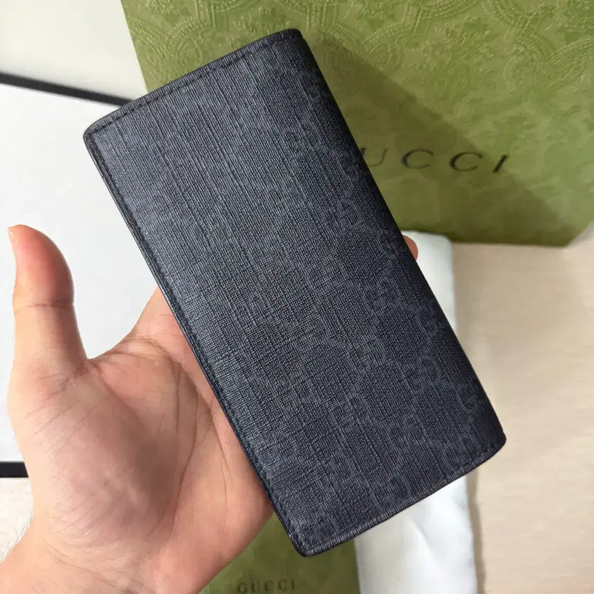 [BUNJANG] Gucci Snake Long Wallet Black / [풀구성] 구찌 스네이크 장지갑 블랙