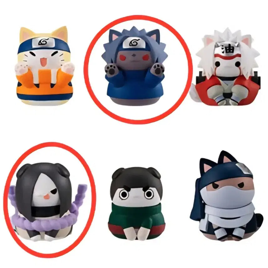 [BUNJANG] Naruto Megacats Series 2 Sasuke &amp; Orochimaru Bundle / 나루토 메가캣 2탄 사스케 오로치마루 일괄