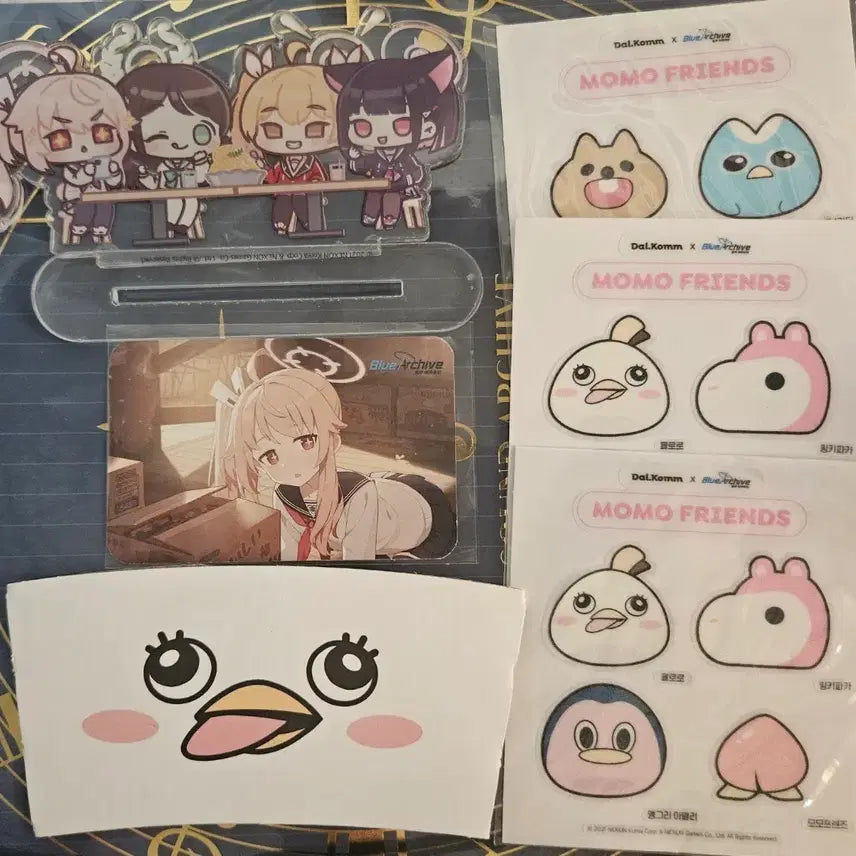 [BUNJANG] Blue Archive Sweet Coffee Goods + Natsu Photocard / 블루아카이브 달콤커피 굿즈+나츠 포카