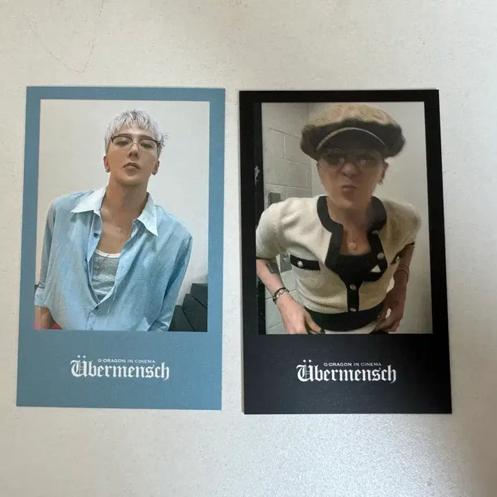 [BUNJANG] G-Dragon GD Übermensch Photocard Set / GD 권지용 G-Dragon  포토카드 2종