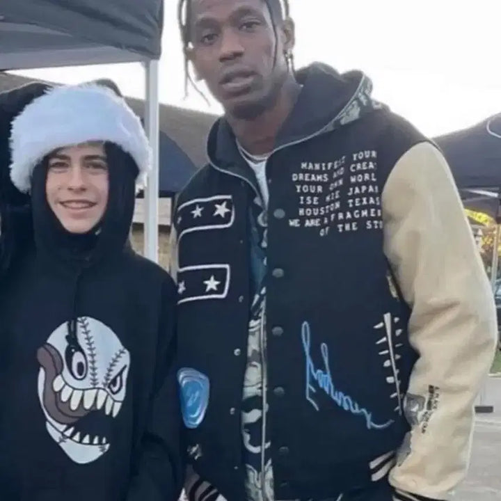 [BUNJANG] Travis Scott x Fragment Cactus Jack Varsity Jacket (Size L) / L / 트래비스 스캇 X 프라그먼트 캑터스 잭 바시티 자켓