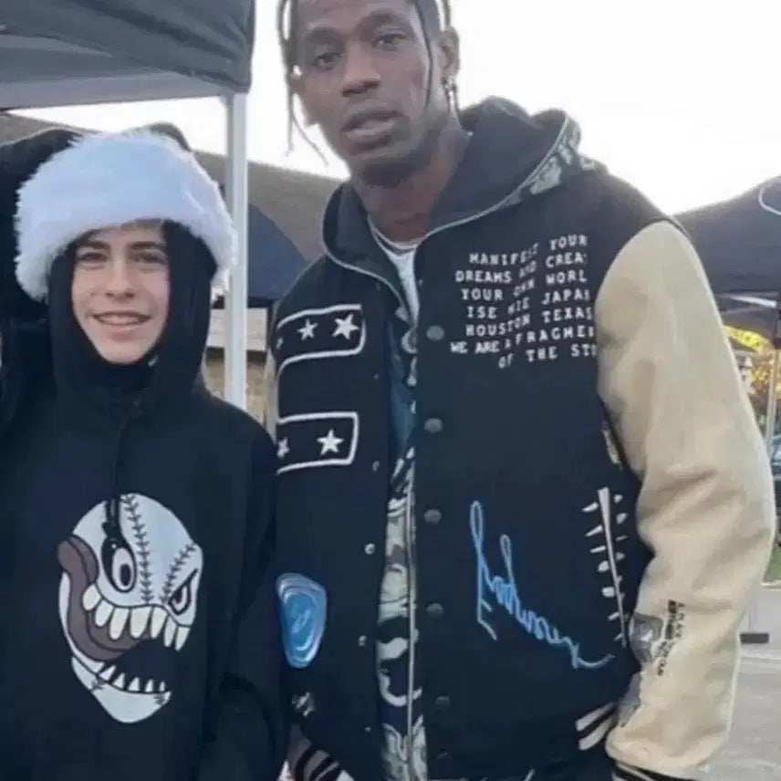 [BUNJANG] Travis Scott x Fragment Cactus Jack Varsity Jacket (Size L) / L / 트래비스 스캇 X 프라그먼트 캑터스 잭 바시티 자켓