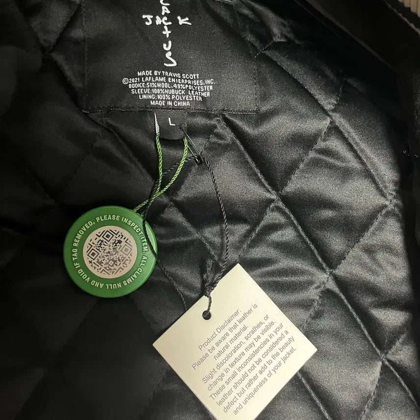 [BUNJANG] Travis Scott x Fragment Cactus Jack Varsity Jacket (Size L) / L / 트래비스 스캇 X 프라그먼트 캑터스 잭 바시티 자켓