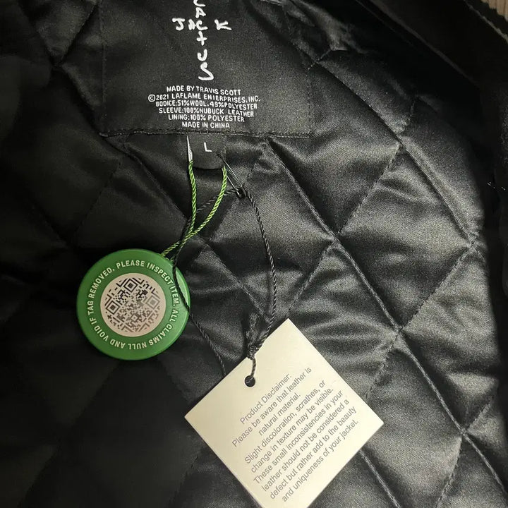 [BUNJANG] Travis Scott x Fragment Cactus Jack Varsity Jacket (Size L) / L / 트래비스 스캇 X 프라그먼트 캑터스 잭 바시티 자켓