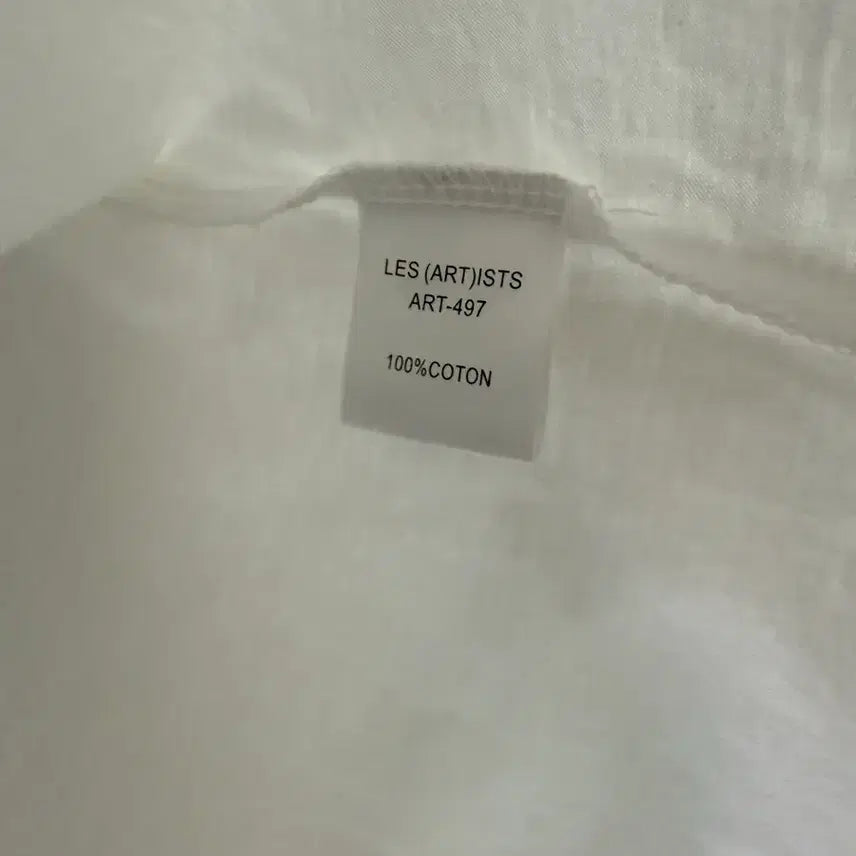 [BUNJANG] Numbering Print White T-shirt / 넘버링 프린트 반팔 티셔츠 화이트 95-슬림100